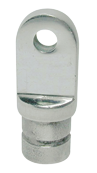 RVS In-buis eindstuk voor 7/8" buis (22,25mm), A=18,8mm, B=30mm, C=8mm - 9078960 - 9078960