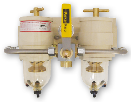 Racor Heavy Duty 'Turbine' filter, omschakelbaar dieselfilter met waterafscheider, model 75/1000FGX - 9079082 - 9079082