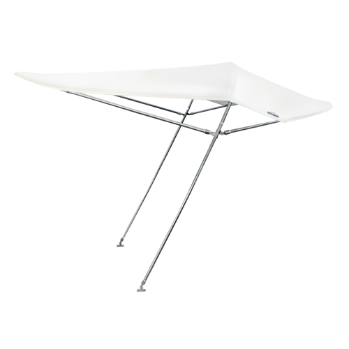 Zonnetent model 'Aria' 150x122x200cm; wit; buis &Oslash;22mm - 9080190a - 9080190A
