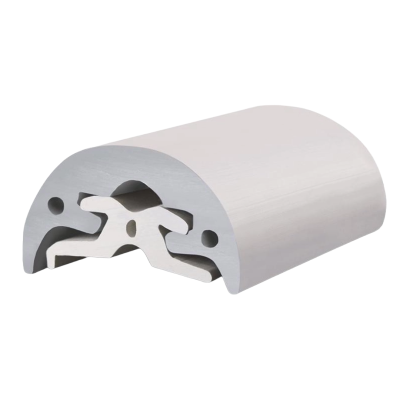 Stootlijst Radial 30 grijs  H=30mm Rollengte 16mtr - 9080250r - 9080550R