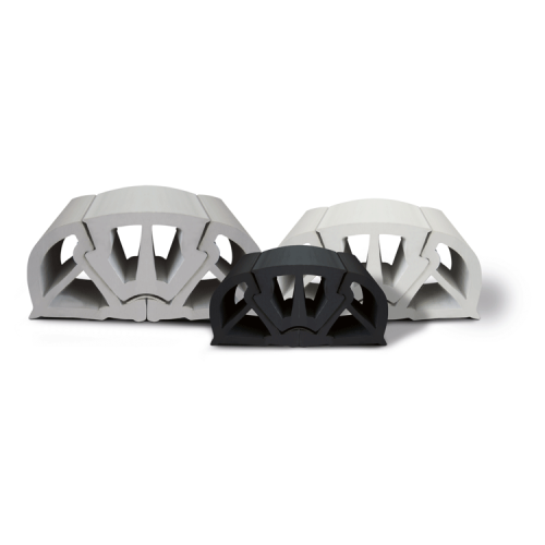 PVC stootlijst 'Bumper', B=125mm, wit 12M - 9080700r 2 - 9080700R