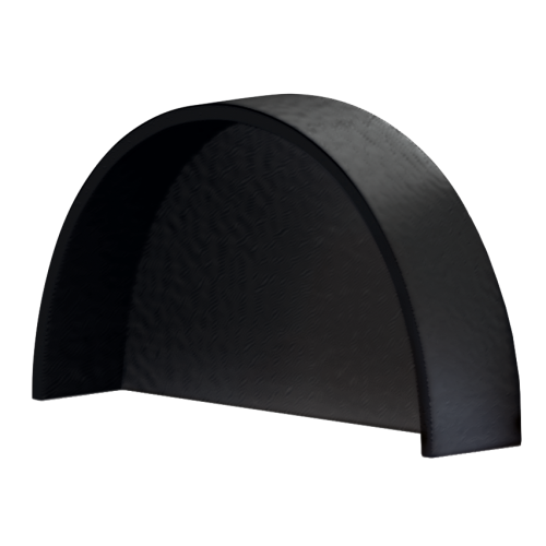 BINO 65" eindkap, zwart - 9080748 - 9080748