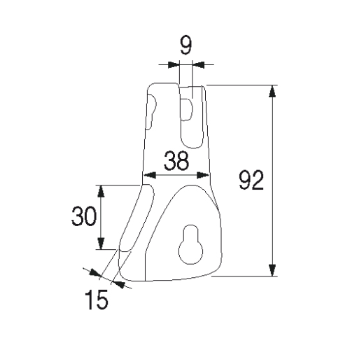 Ankerkettingverbinder wartelend &Oslash;6-8 ketting - 9081205 dim 72dpi - 9081205