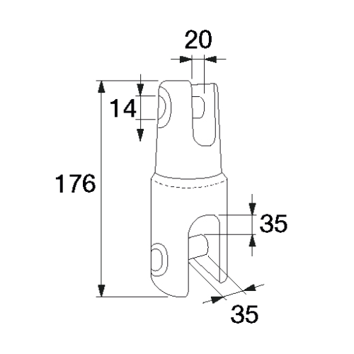 Professionele maxi ankerkettingverbinder wartelend &Oslash;14-16 ketting - 9081215 dim 72dpi - 9081215