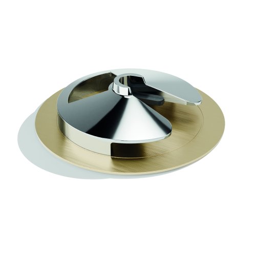 SEASIP RVS houder - antislipvoet goudfinish - voor wijnglazen op steel - 9081280 1 - 9081280