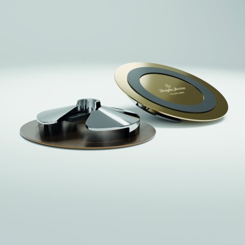 SEASIP RVS houder - antislipvoet bronsfinish - voor wijnglazen op steel - 9081281 2 - 9081281