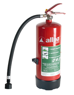 Ecocold Sproeischuimblusser 6l, &Oslash;160mm, H=415mm (560mm incl. handel) (brandklasse A+B+F) - 9082107 - 9082107