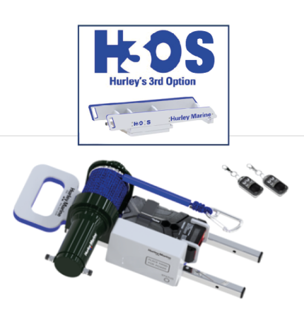 Hurley H3OS Davit met elektrische lier