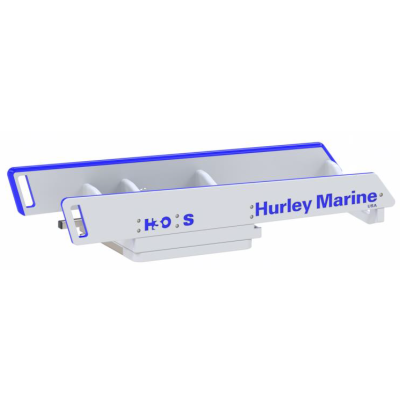 Hurley H3OS Davit w/electric Winch  White - 9084618 - 9084618