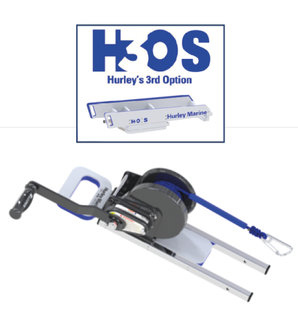 Hurley H3OS Davit met handlier