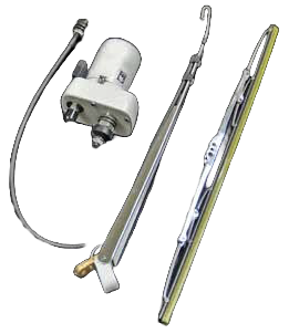 Ruitenwisserset model 'Bravo', motor, arm, blad, 3-standenschakelaar - 9096105 - 9096105