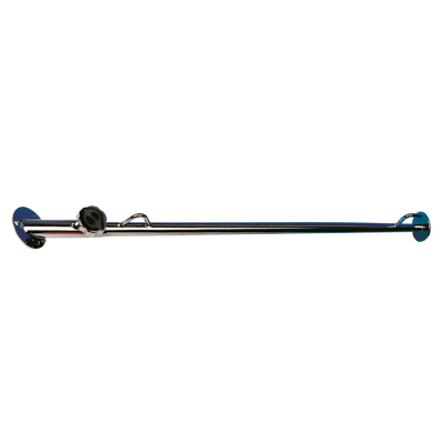 RVS vlaggenstok met voetplaat 30&deg;, L=460mm - 913807 1 - 913807