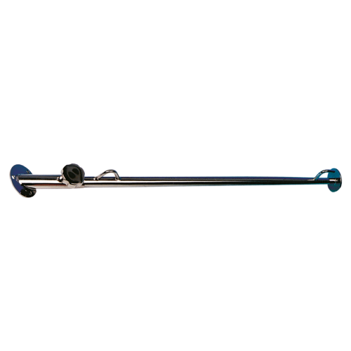 RVS vlaggenstok met voetplaat 30&deg;, L=460mm - 913807 1 - 913807