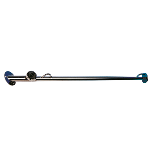RVS vlaggenstok met voetplaat 90&deg;, L=460mm - 913807 2 - 913810