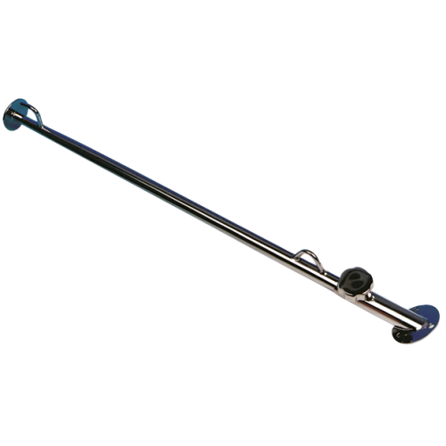RVS vlaggenstok met voetplaat 30&deg;, L=460mm - 913807 72dpi - 913807