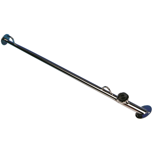 RVS vlaggenstok met voetplaat 90&deg;, L=460mm - 913810 72dpi - 913810
