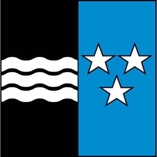 Aargau vlag 20x30cm - Aa2030 72dpi - AA2030