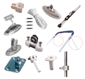 Nylon 'Roeidol' fitting (dol) &Oslash;11,5mm - Accessoires zonnetenten - 124504