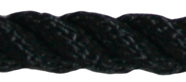 Allcord-1, geslagen polyester, &Oslash;12mm, zwart; eco - Al010zl 4 - AL0112/ZL-eco