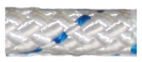 Allcord-21, dubbel gevlochten schootlijn, &Oslash;8mm, wit met blauwe merkdraad, 200m - Al2106 b 72dpi 1 - AL2108/B