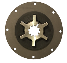 PSMC-20 SS demperplaat, 250Nm, &Oslash;185.00mm, steek &Oslash;175.00-6x&Oslash;6.5mm, 10T - Al400024c - AL400024/C