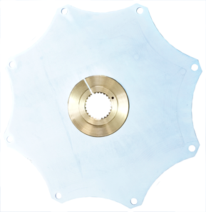 PSMC-20 SS demperplaat, 250Nm, &Oslash;314.32mm, steek &Oslash;295.30-8x&Oslash;11mm, 26T - Al400058c - AL400058/C