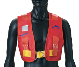 Comfort-Veiligheidsharnas 'Tango' met RVS veiligheidsring, tot 2000kg, borstomvang 800-1200mm, rood - B1400051 72dpi - B1400051