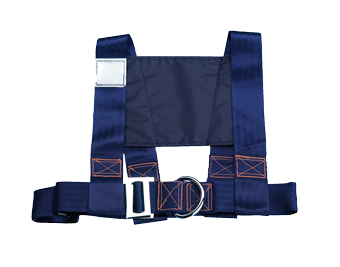 Veiligheidsharnas 'Olympia' met RVS gesp & ring, borstomvang 800-1200mm, navy (CE EN 80-686) - B1480120 72dpi - B1480120
