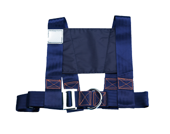 Veiligheidsharnas 'Olympia' met RVS gesp & ring, borstomvang 800-1200mm, navy (CE EN 80-686) - B1480120 72dpi - B1480120