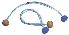 Zeilbinder met kunststof kogels, L=600mm, &Oslash;4mm - C0804060 72dpi - C0804060