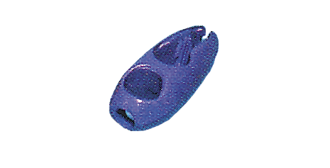 Kunststof clip voor elastiek &Oslash;6mm, lila - C2506015 72dpi - C2506015