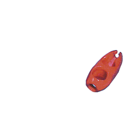 Kunststof clip voor elastiek &Oslash;8mm, rood - C2508015 72dpi - C2508015
