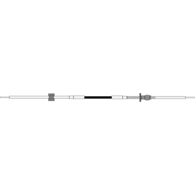 SeaStar Controlkabel CC170 6' (1.83m) voor OMC (<1979) - Cc17006 - CC17006