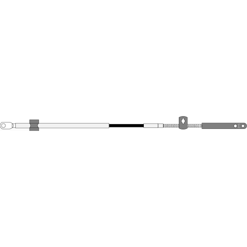 SeaStar Controlkabel CC179 17' (5.18m) voor Mercury - Cc17917 72dpi - CC17917