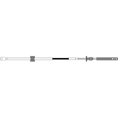 SeaStar Kabel CC205 12' (3.66m) OMC Turbo Jet-throttle - Cc20512 72dpi - CC20512