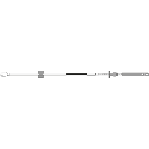 SeaStar Kabel CC205 21' (6.40m) OMC Turbo Jet-throttle - Cc20521 72dpi - CC20521