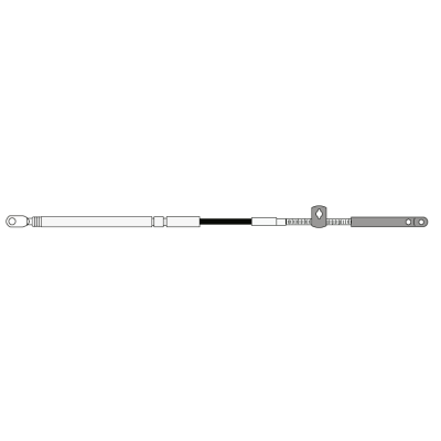 SeaStar Kabel CCX189 12' (3.66m) TFXtreme Gen II Mercury/Mercruiser - Ccx18912 72dpi - CCX18912