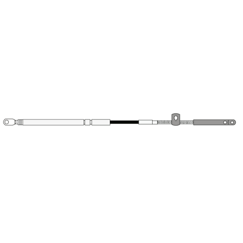 SeaStar Kabel CCX189 14' (4.27m) TFXtreme Gen II Mercury/Mercruiser - Ccx18914 72dpi - CCX18914