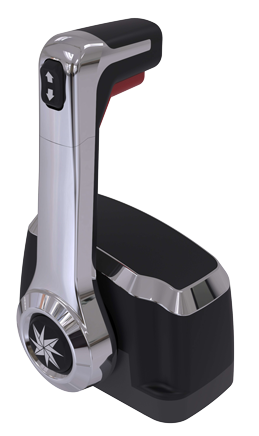 SeaStar Xtreme Schakelkast Topmontage, Chrome, Neutrale Interlock op Handle, met Trimschakelaar - Chx8151p iso 72dpi 1 1 - CHX8151