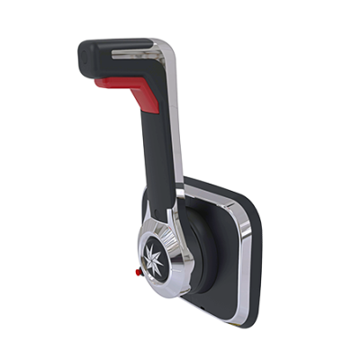 Xtreme Port Mount Control, Chrome With Engine Cut Off Switch And Trim - Chx8351 - CHX8351