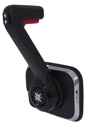 Seastar Xtreme Side Mount Control, Black with Trim Switch (no Cut-Off Switch) - Chx8554p iso 72dpi 1 - CHX8554