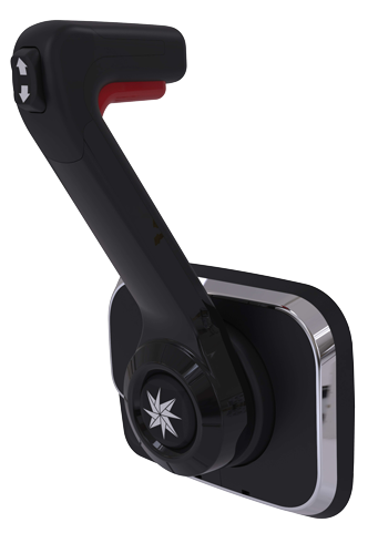SeaStar Xtreme Side Mount Control, Black (no Cut Off Switch) - Chx8554p iso 72dpi - CHX8553