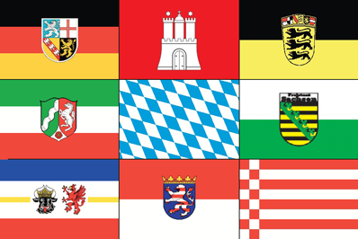 Baden-W&uuml;rttemberg vlag 20x30cm - Deelstaatvlaagen de - BW2030