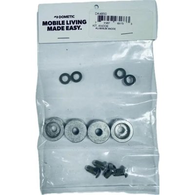 SeaStar Jack Plate Aluminium anode Kit (4x button &Oslash;24mm, H=11mm, + schroeven) - Dk4850 1 - DK4850