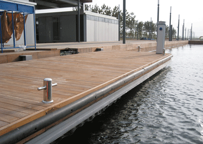 PVC stootlijst, dock 90, B=90mm, wit; rol van 16Mtr - Dock 4 - 9080491