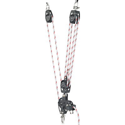 Antal grootschoot-systeem E6/60 voor &Oslash;10mm schoot, 6:1 control, schijven &Oslash;60 & 50mm, SWL 800kg - E6 - E6/60