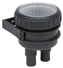 Koelwaterfilter &Oslash;32-38mm Quick Fit, met wandhouder en doorzichtig deksel 300l/min - Filter 1 2 - 483610