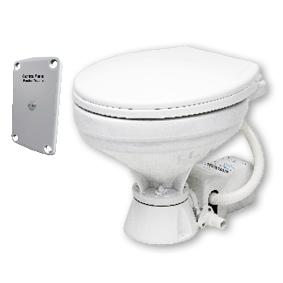 AquaT standard-electric scheepstoilet, 12V/13A, compact pot met bedienpaneel - G 66804743501 - 66804743501