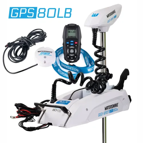 Watersnake Geo-Spot GPS 80lb boegmotor 78" 24V - Geo spot 80 lb - 10000784
