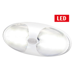 Hella DuraLED 12 LED, wit huis, IP67 - Gp 041394 - 9041394